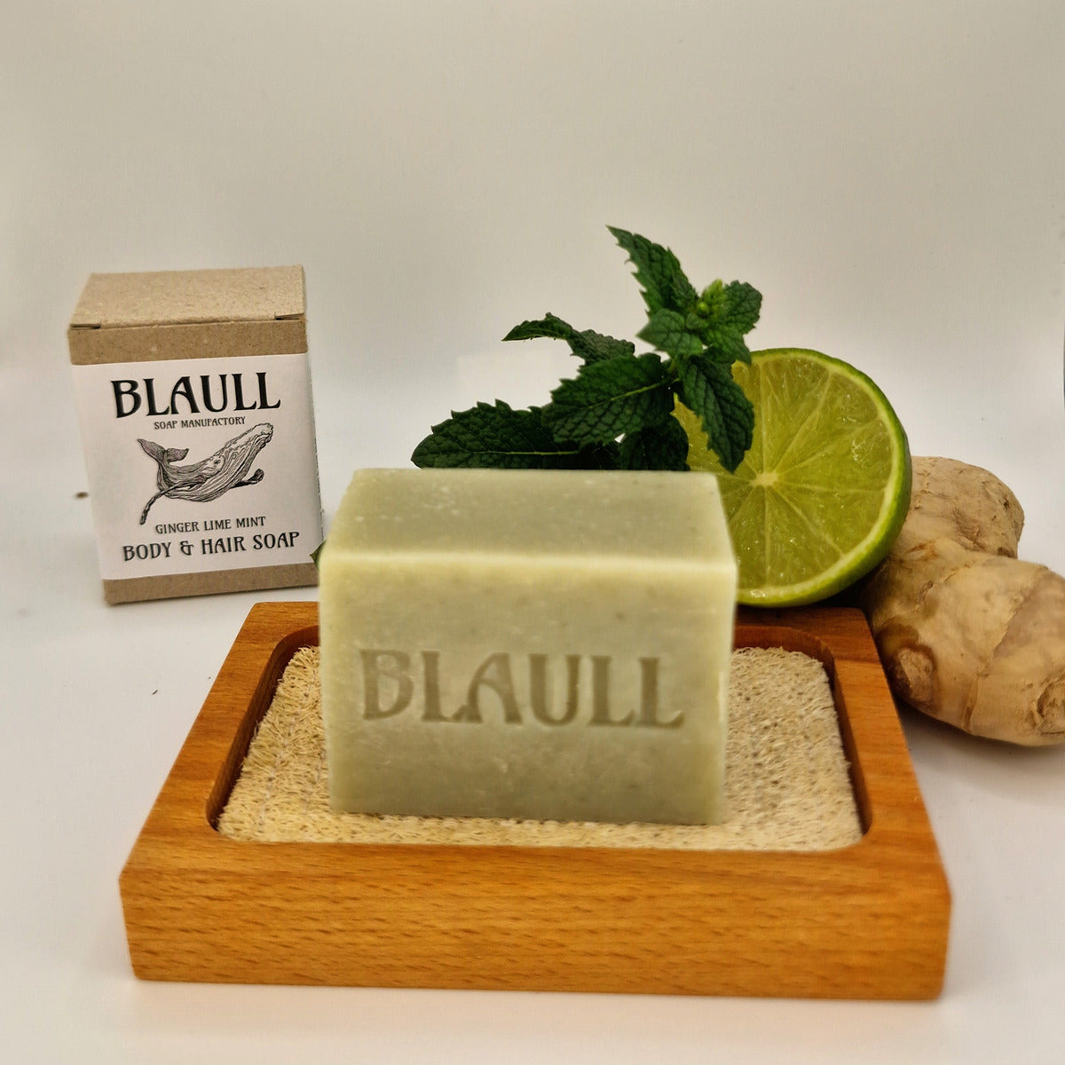 Ingwer Limette Minze Body & Hair Soap